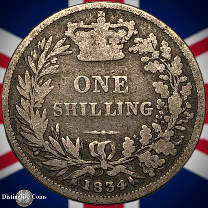 Great Britain 1834 British One Shilling GB0112