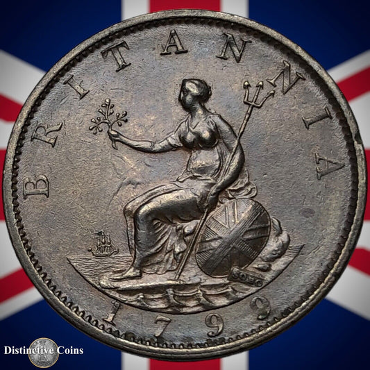 Great Britain 1799 Half Penny 1/2d GB5129