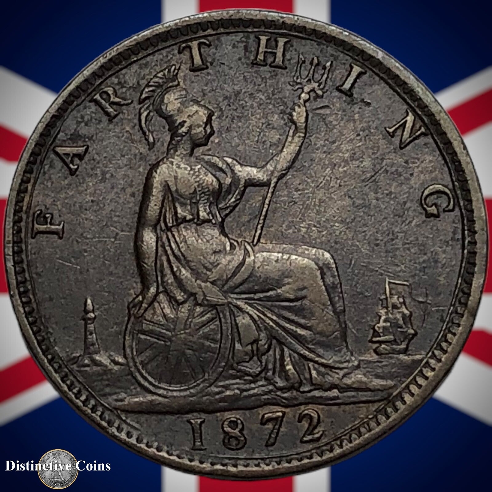Great Britain 1872 Farthing 1/4d GB3662