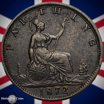 Great Britain 1872 Farthing 1/4d GB3662