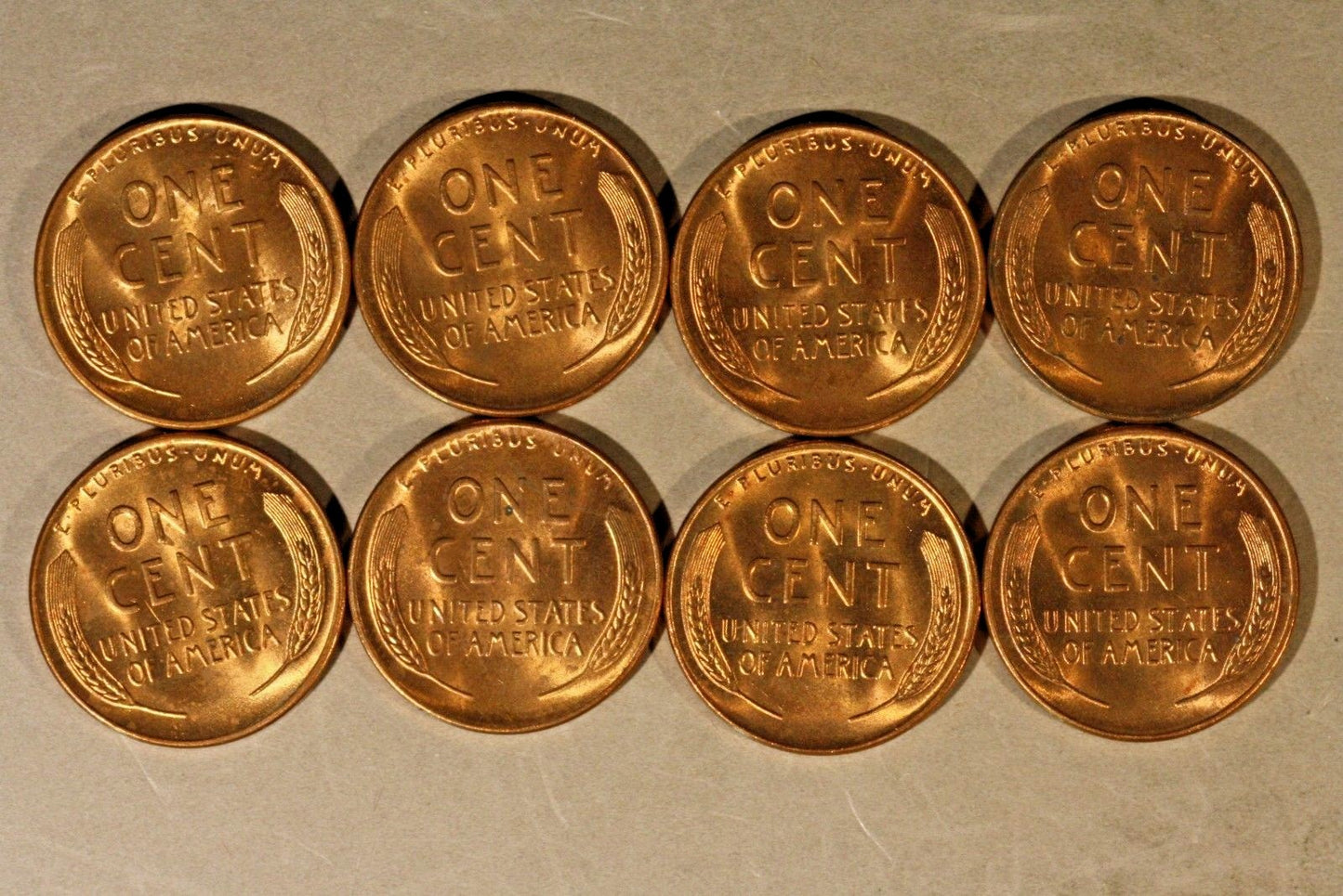 1947D Lincoln Wheat Cent Lot of 19 Pieces, High Grade