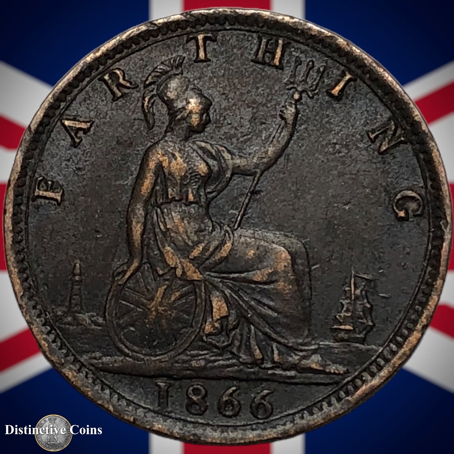 Great Britain 1866 Farthing 1/4d GB3587
