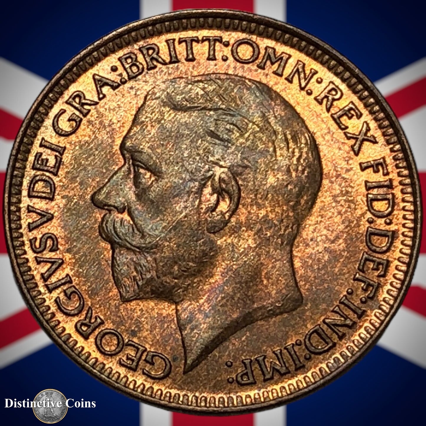 Great Britain 1927 Farthing 1/4d GB4848