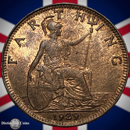 Great Britain 1929 Farthing 1/4d GB4881
