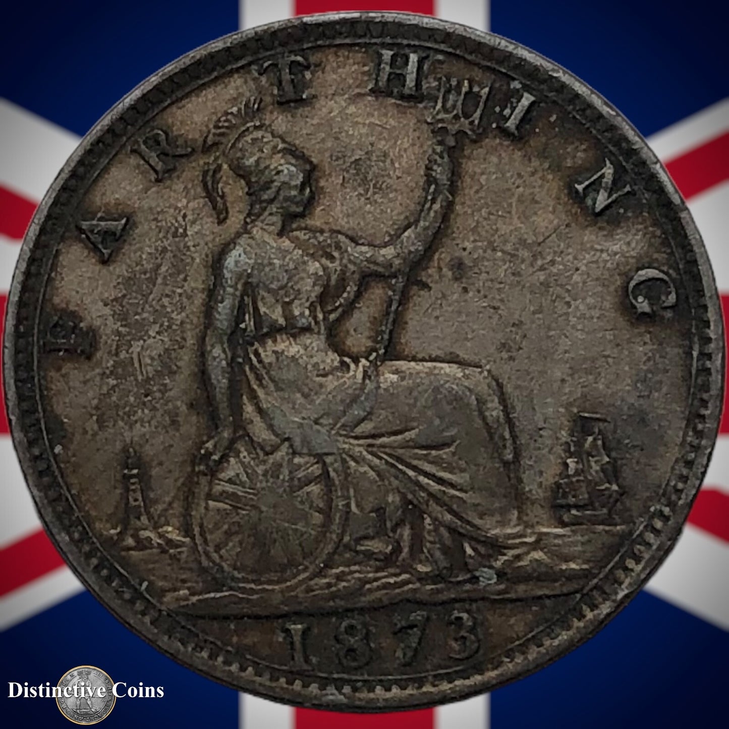 Great Britain 1873 Farthing 1/4d GB3689