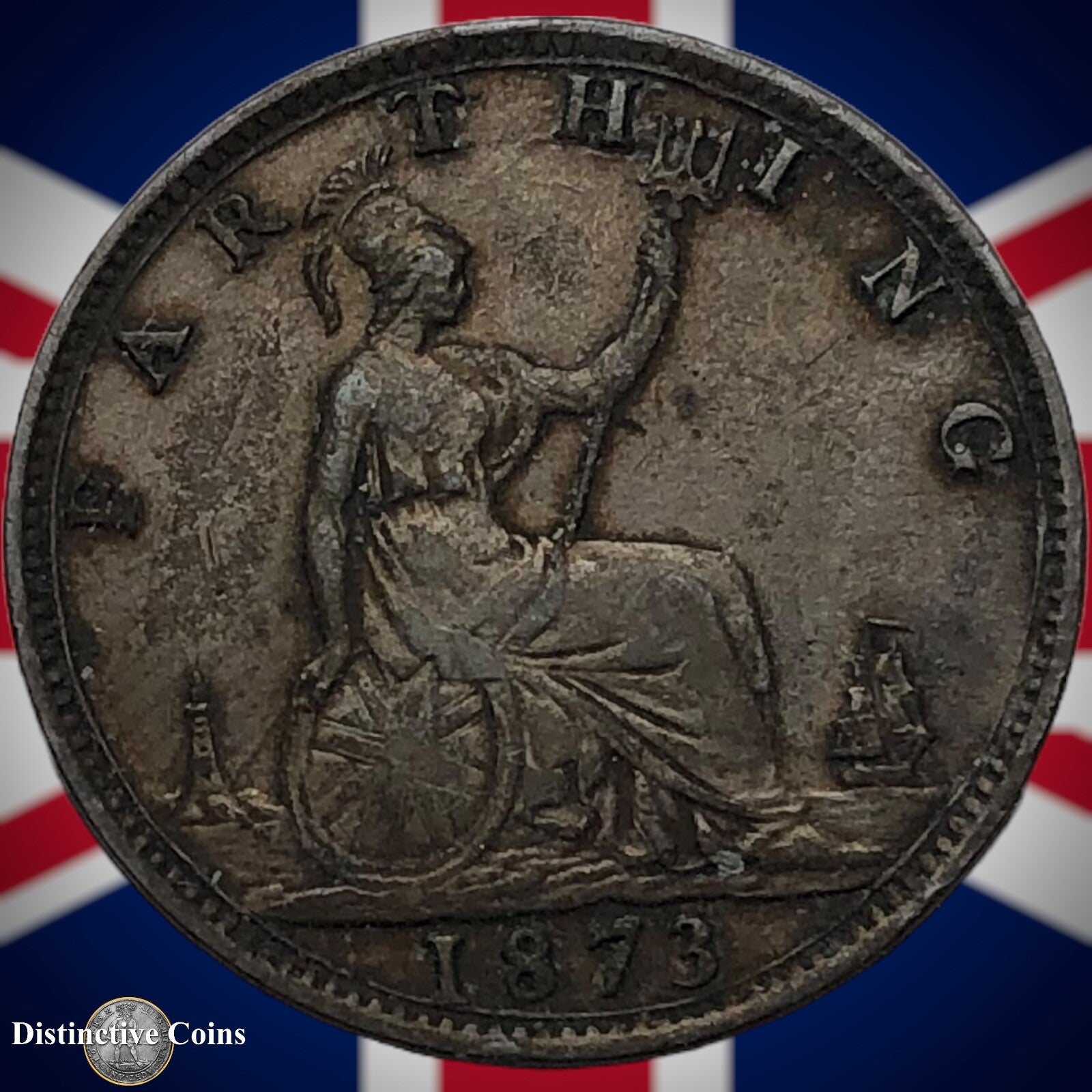 Great Britain 1873 Farthing 1/4d GB3689
