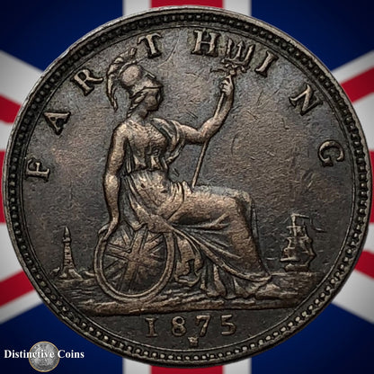 Great Britain 1875 H Farthing 1/4d GB3742