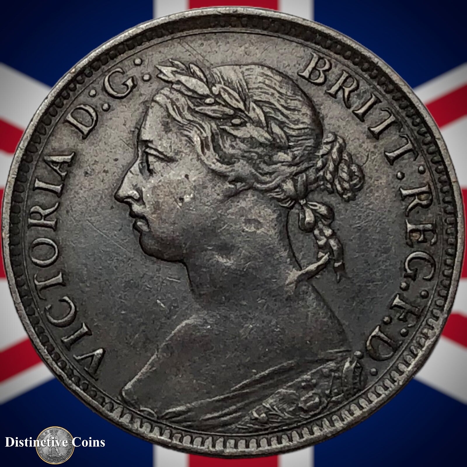 Great Britain 1890 Farthing 1/4d GB4268