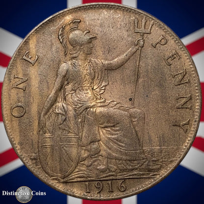 Great Britain 1916 Penny 1d GB6828