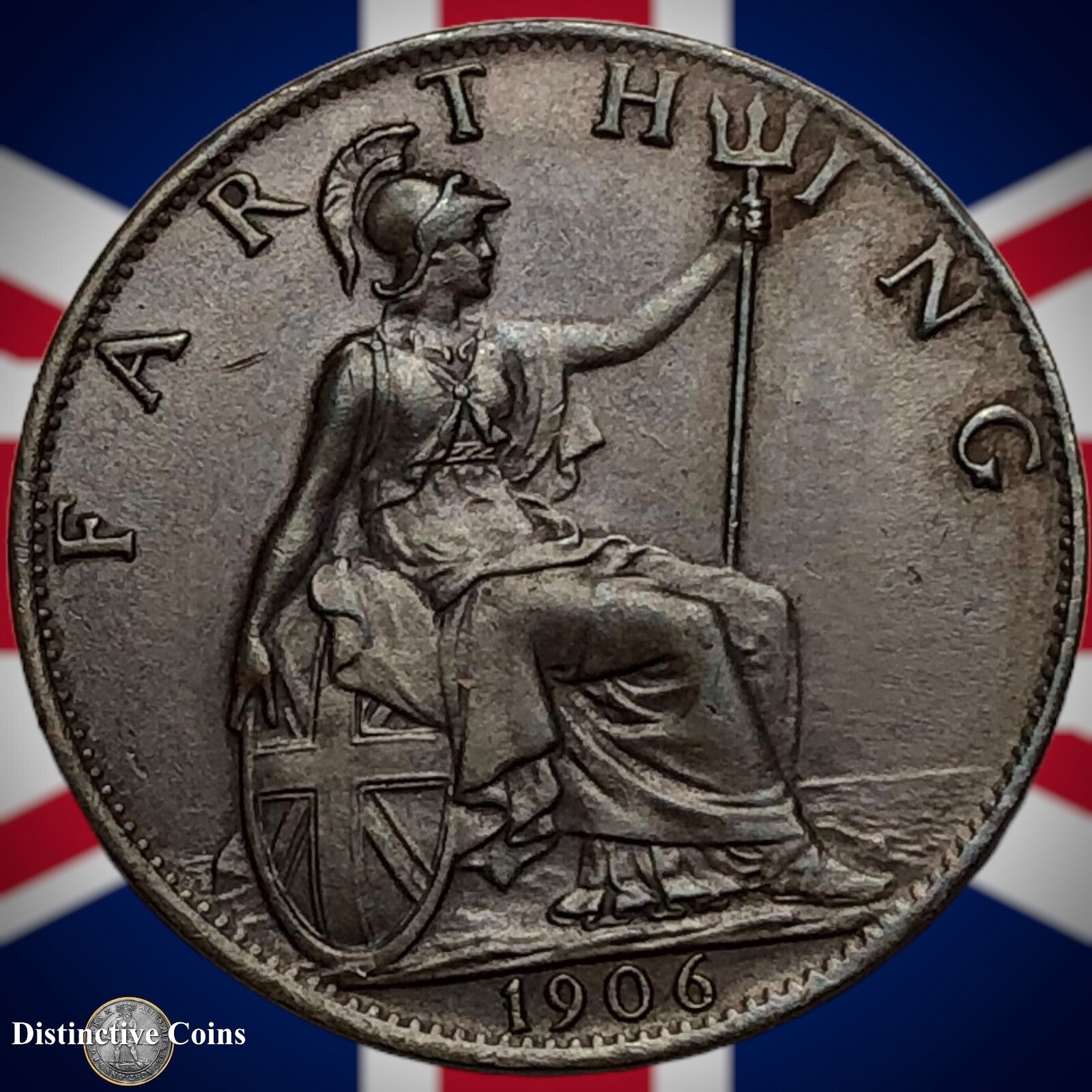 Great Britain 1906 Farthing 1/4d GB4594