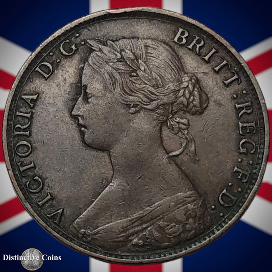 Great Britain 1861 Half Penny 1/2d GB5386