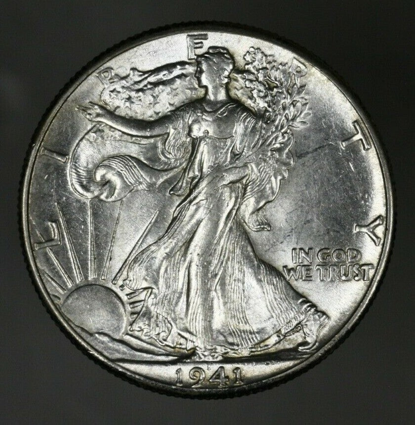 US 1941 Walking Liberty Half Dollar  A3086