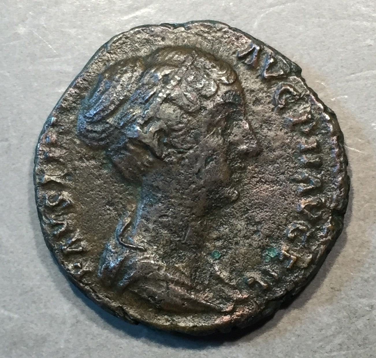 ANCIENT ROME  Faustina Junior Struck 138-161 AD Ae-As Rome Mint   #A456