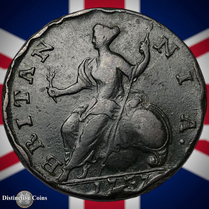 Great Britain 1737 Half Penny 1/2d GB5062