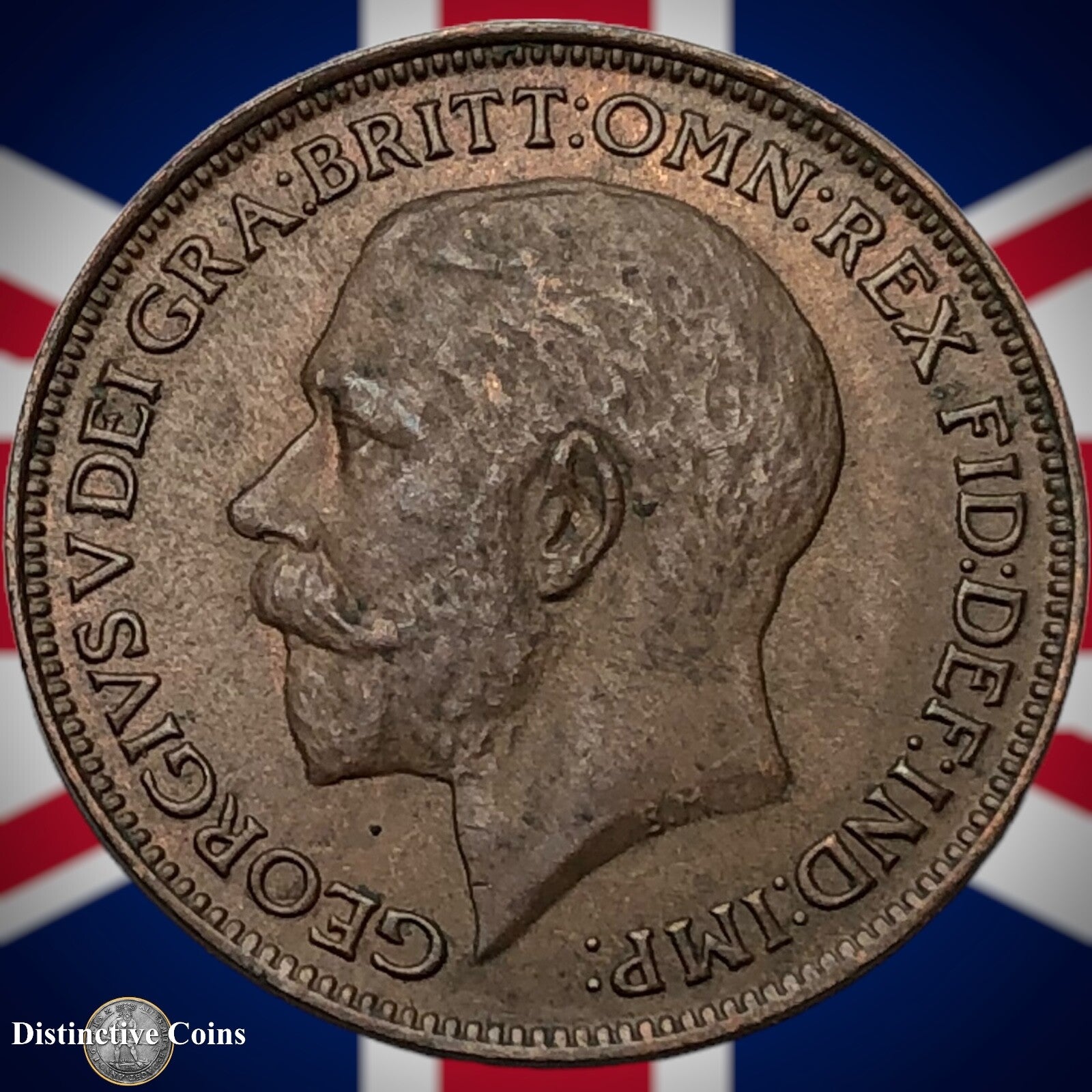 Great Britain 1922 Farthing 1/4d GB4750