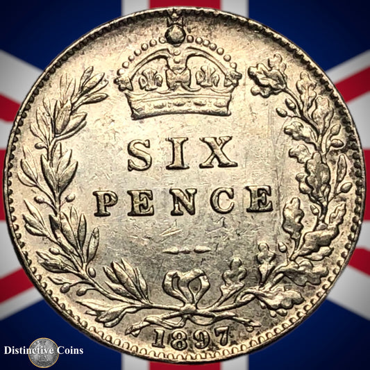 Great Britain 1897 Six Pence GB2791