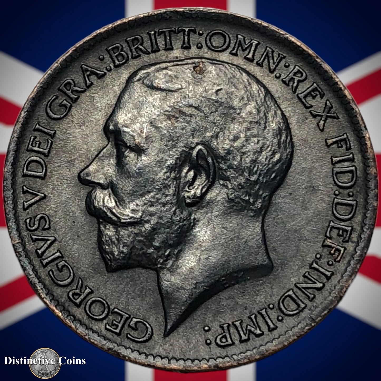 Great Britain 1913 Farthing 1/4d GB4660