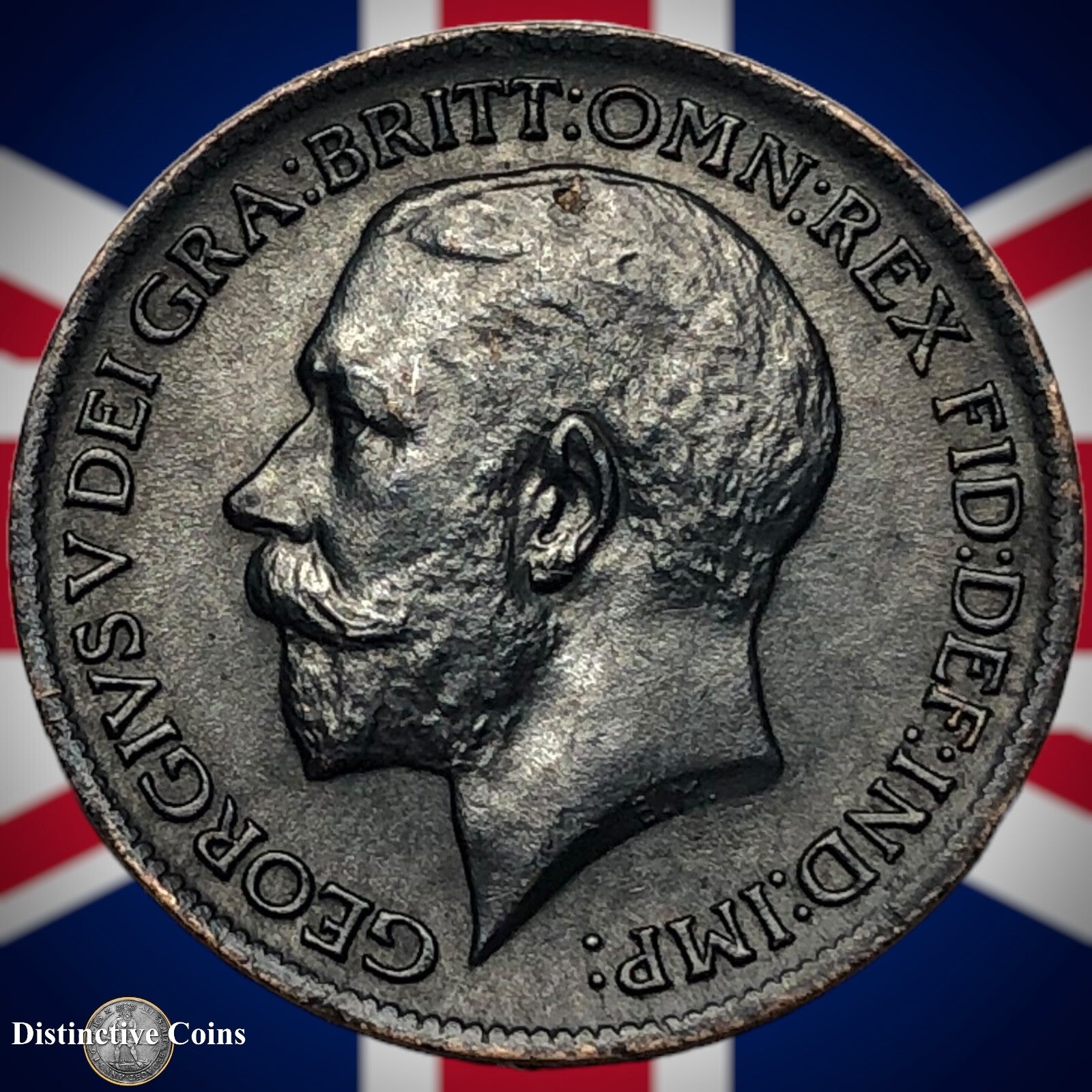 Great Britain 1913 Farthing 1/4d GB4660