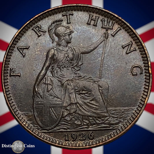 Great Britain 1926 Farthing 1/4d GB4829