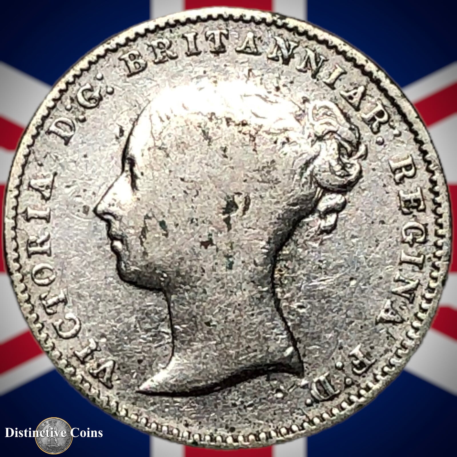 Great Britain 1868 Three Pence GB1844