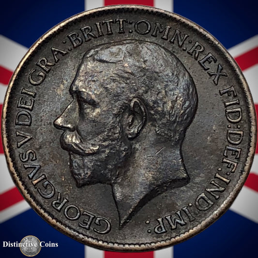 Great Britain 1912 Farthing 1/4d GB4653