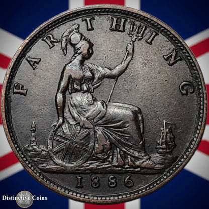 Great Britain 1886 Farthing 1/4d GB4198