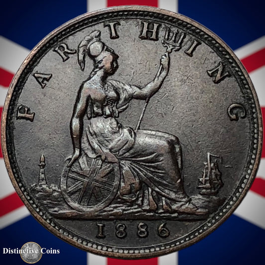 Great Britain 1886 Farthing 1/4d GB4198