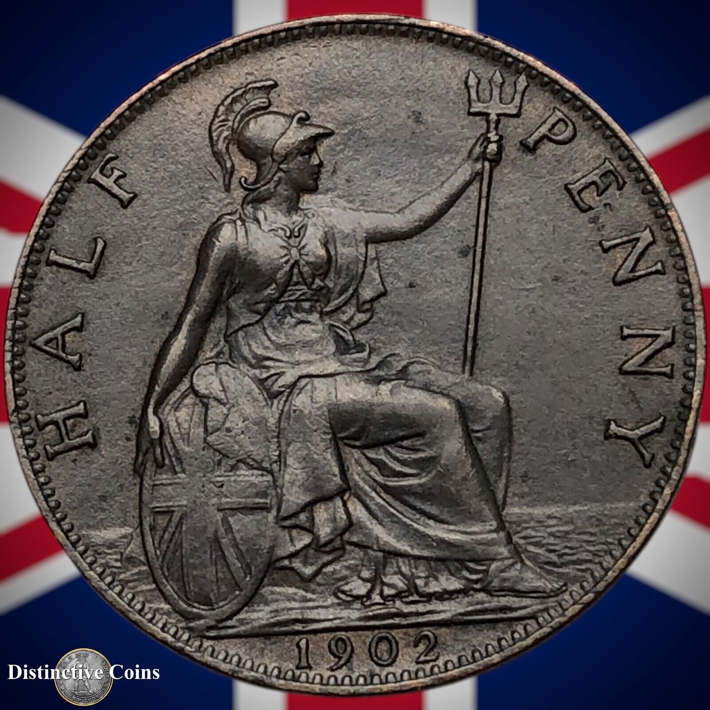 Great Britain 1902 Half Penny 1/2d GB5774