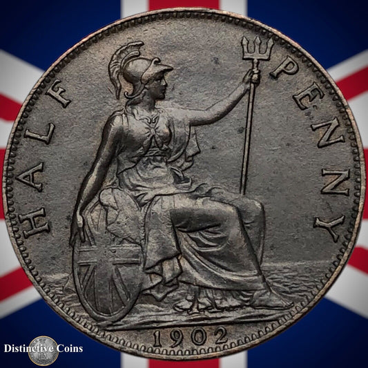 Great Britain 1902 Half Penny 1/2d GB5774