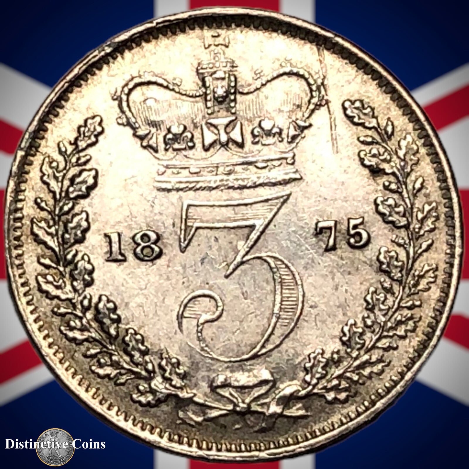 Great Britain 1875 Three Pence GB1877