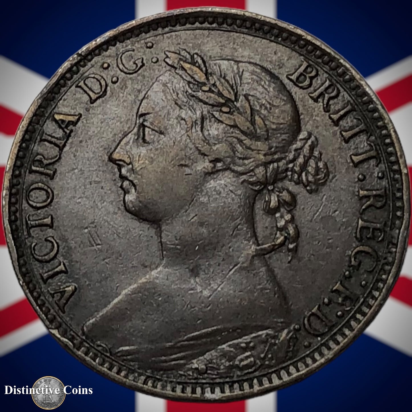 Great Britain 1893 Farthing 1/4d GB4329