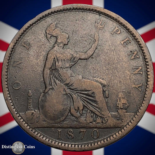 Great Britain 1870 Penny 1d GB6306