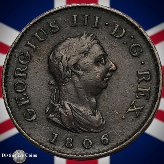 Great Britain 1806 Farthing 1/4d GB3209