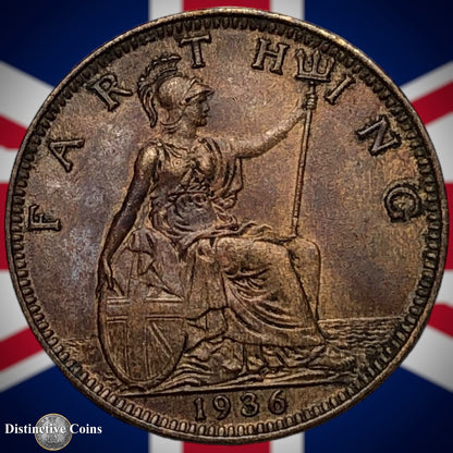 Great Britain 1936 Farthing 1/4d GB4965