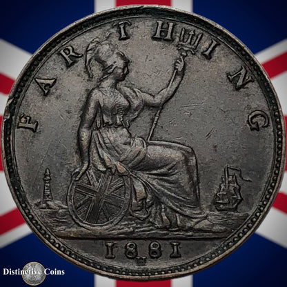 Great Britain 1881 H Farthing 1/4d GB3961