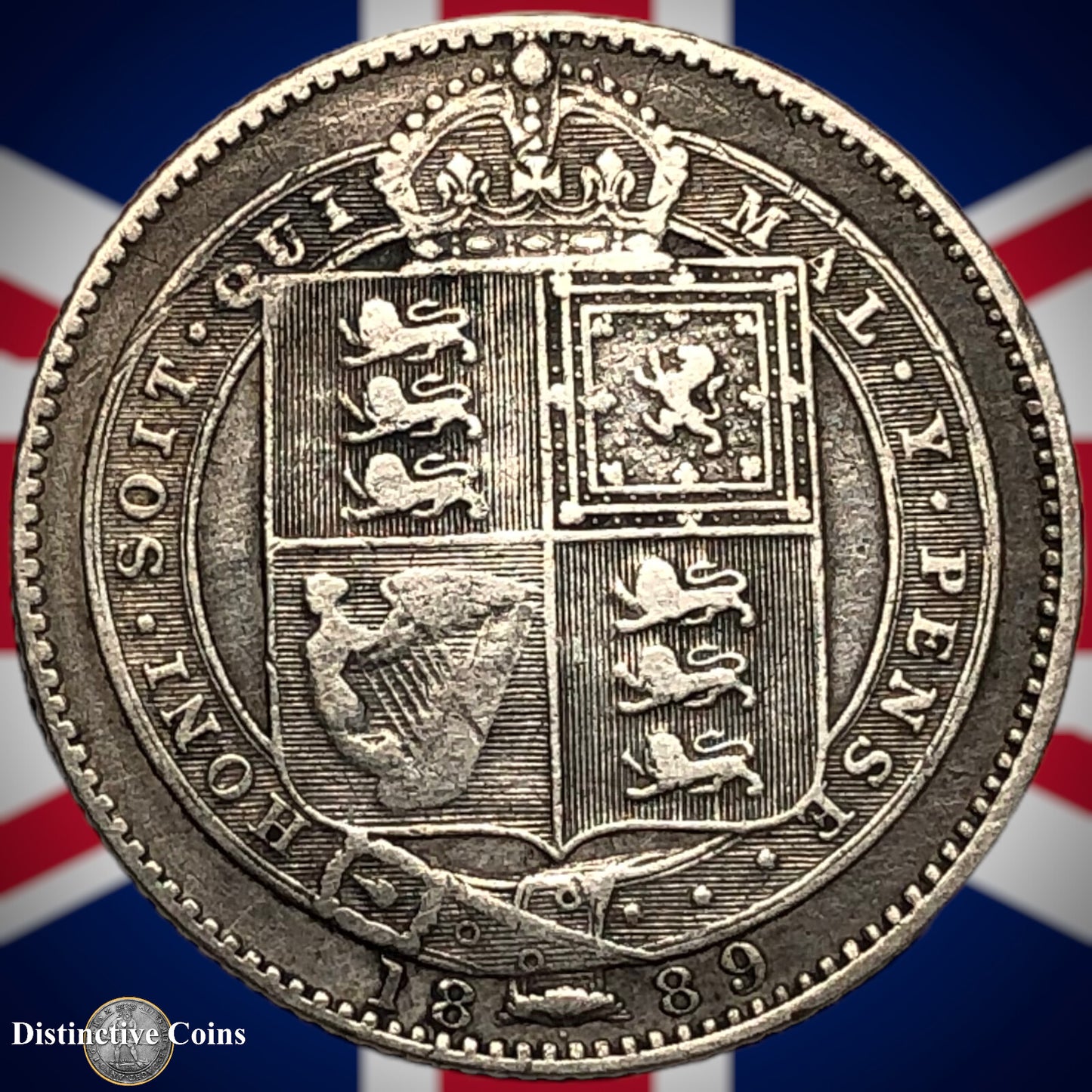 Great Britain 1889 British One Shilling GB0554