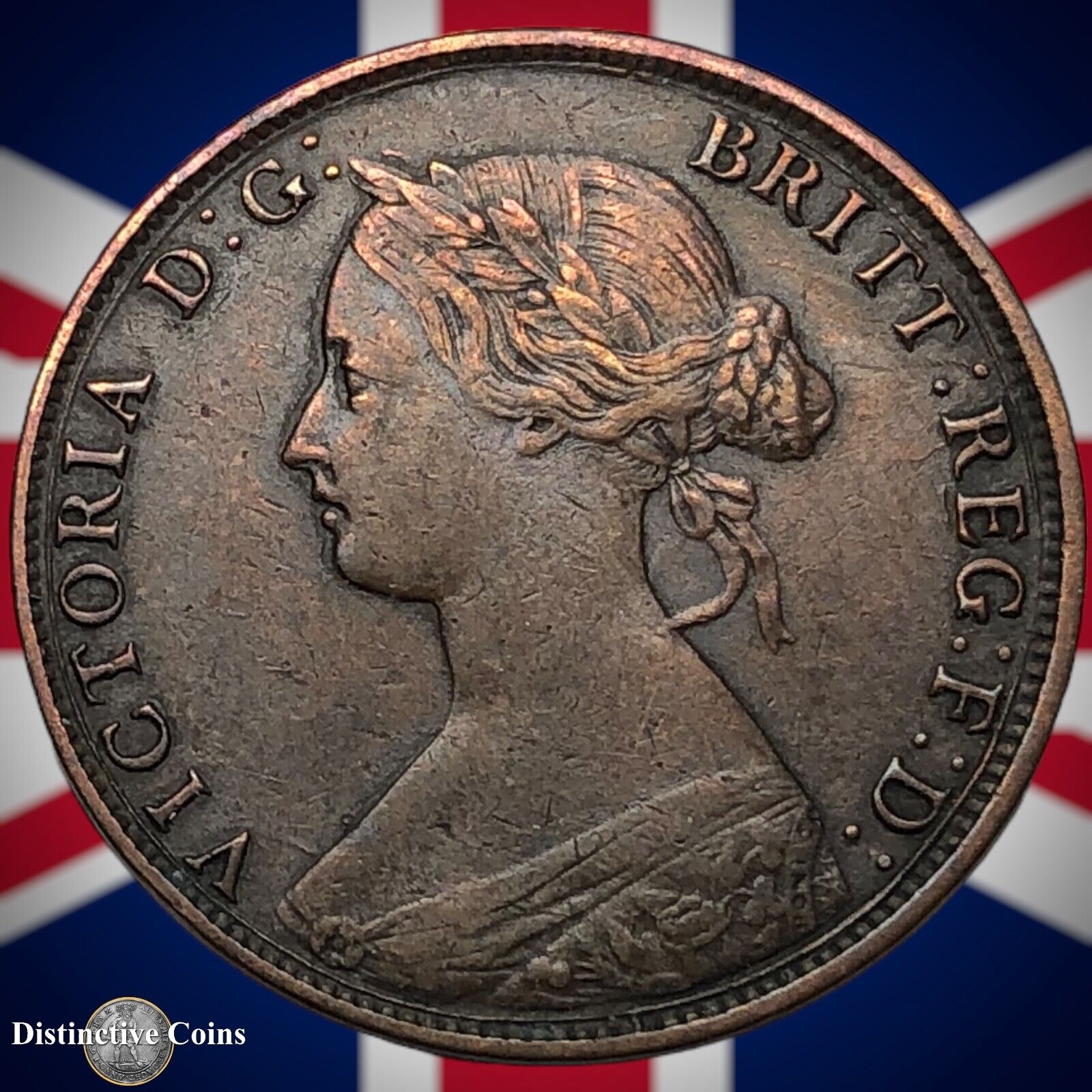 Great Britain 1862 Half Penny 1/2d GB5419