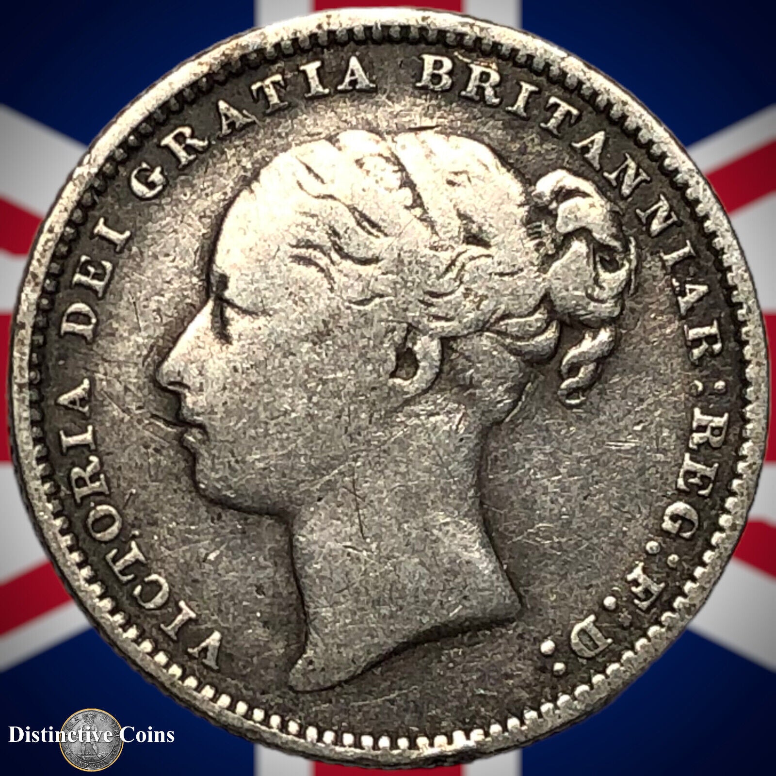 Great Britain 1880 British One Shilling GB0386