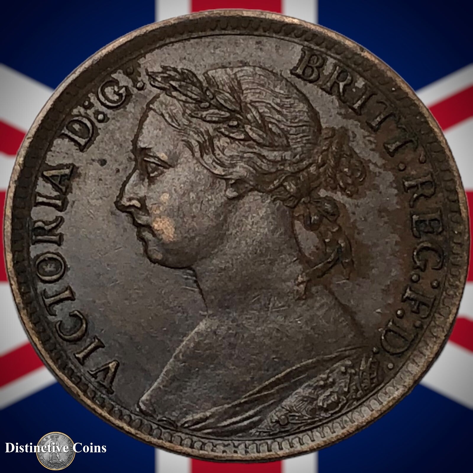 Great Britain 1884 Farthing 1/4d GB4106