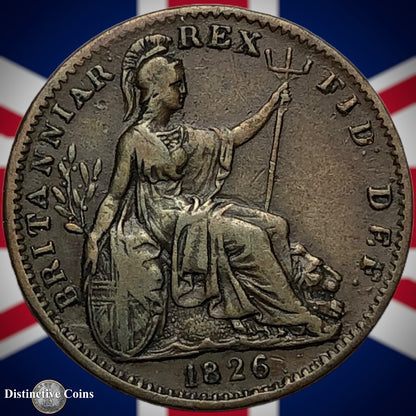 Great Britain 1826 Farthing 1/4d GB3320