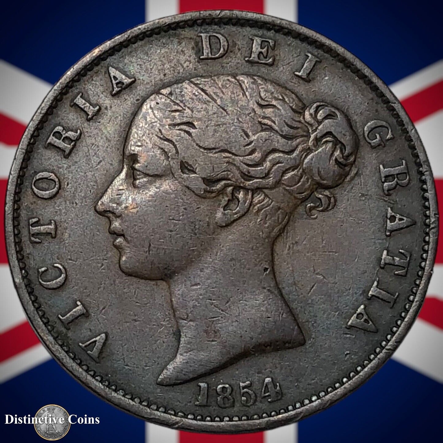 Great Britain 1854 Half Penny 1/2d GB5280