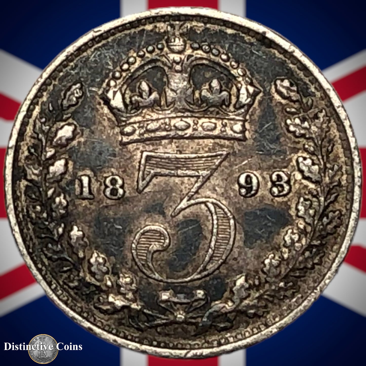 Great Britain 1893 Three Pence GB2014