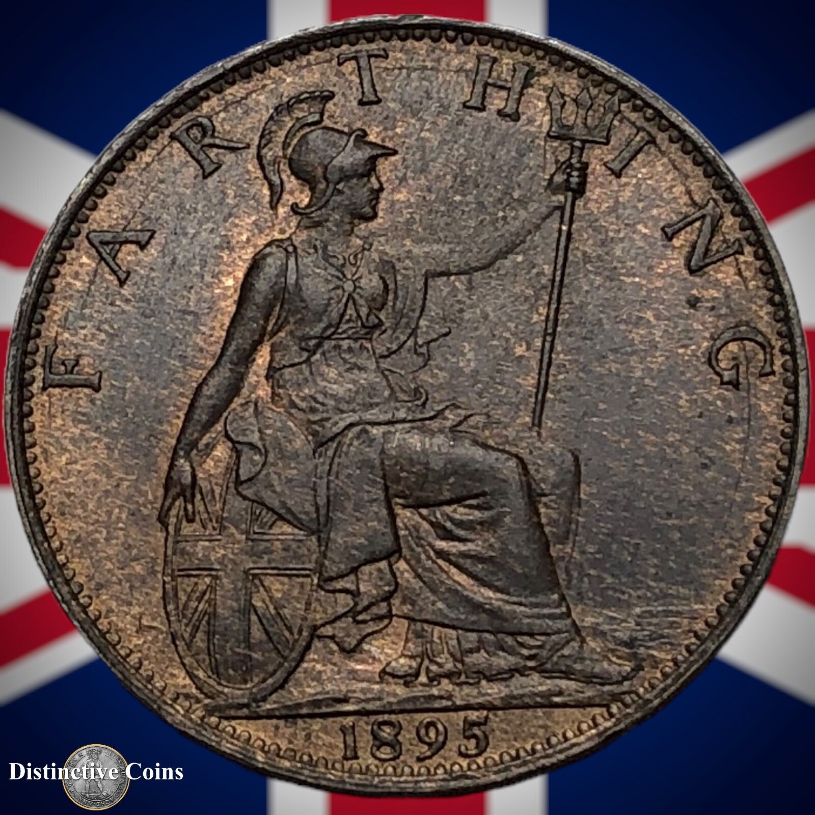 Great Britain 1895 Farthing 1/4d GB4418