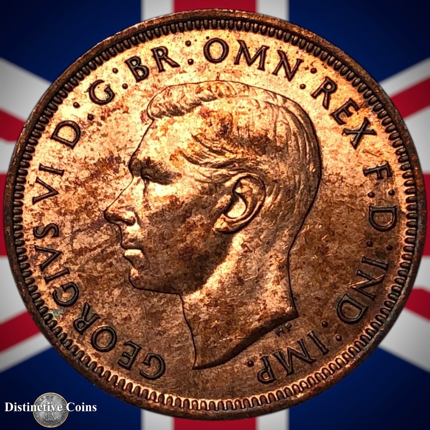 Great Britain 1945 Half Penny 1/2d GB6044