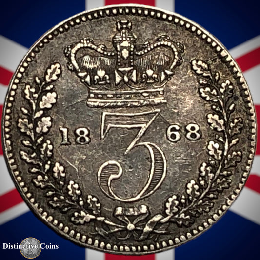 Great Britain 1868 Three Pence GB1847