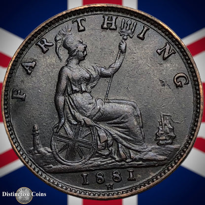 Great Britain 1881 H Farthing 1/4d GB3878