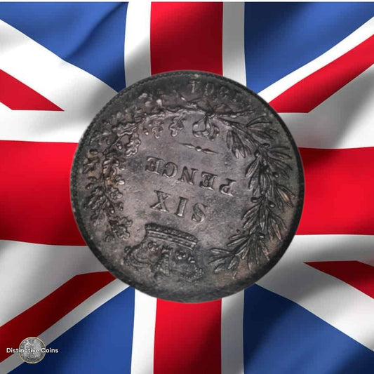 Great Britain 1864 6 Pence NGC MS63