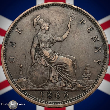 Great Britain 1866 Penny 1d GB6288