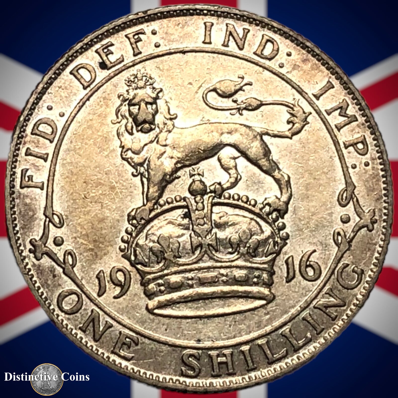 Great Britain 1916 One Shilling GB0953