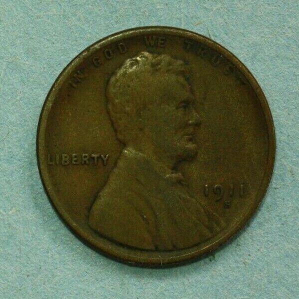 1911 S Lincoln Penny Cent United States U030